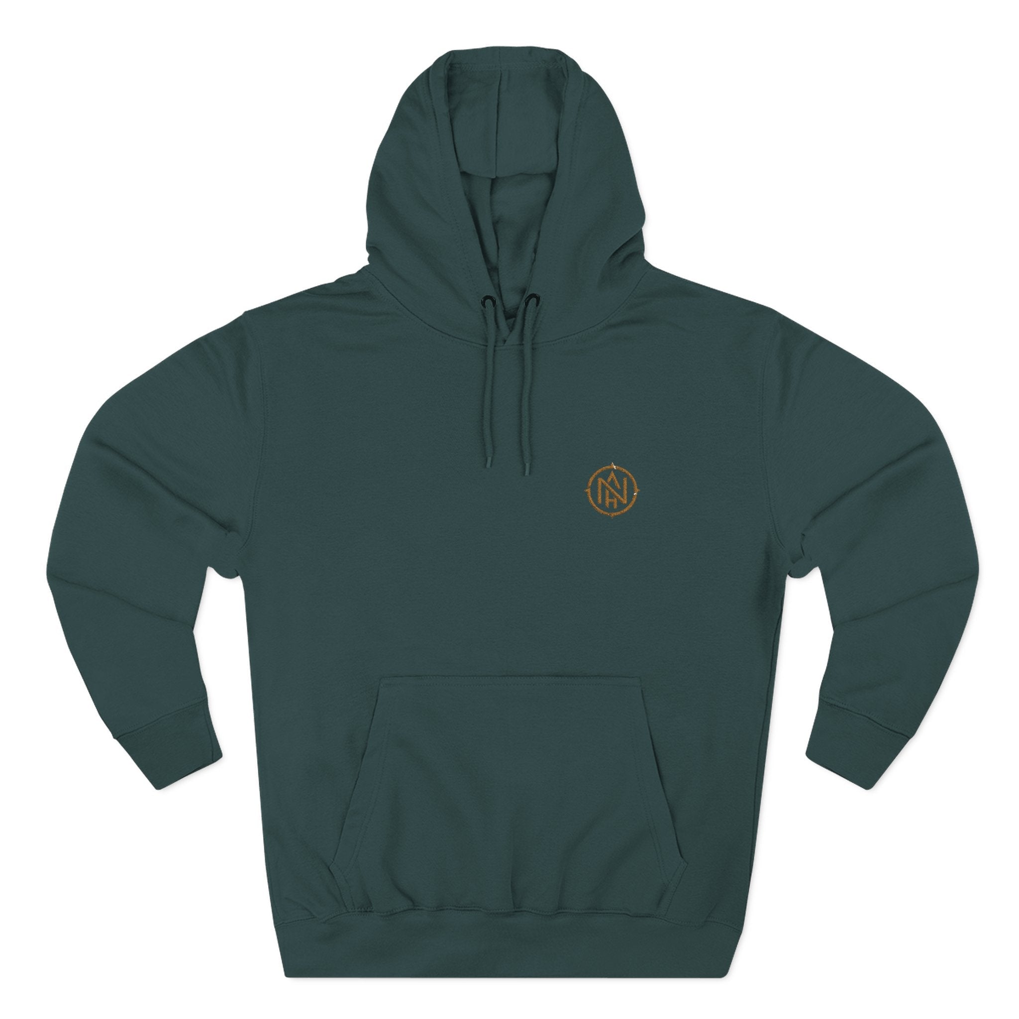 Minimal Monogram Hoodie - Small Chest NA Logo Fleece Pullover - n&hHoodie24670158297257996041Sports Greenn&hMinimal Monogram Hoodie - Small Chest NA Logo Fleece PulloverM
