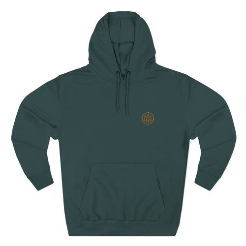 Minimal Monogram Hoodie - Small Chest NA Logo Fleece Pullover - n&hHoodie24670158297257996041Sports Greenn&hMinimal Monogram Hoodie - Small Chest NA Logo Fleece PulloverM